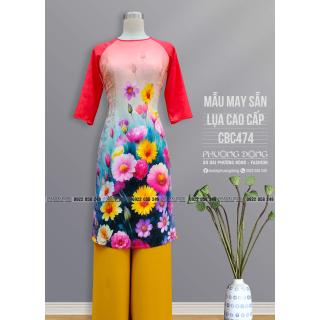 Áo Dài Cách Tân Lụa Cao Cấp CBC474